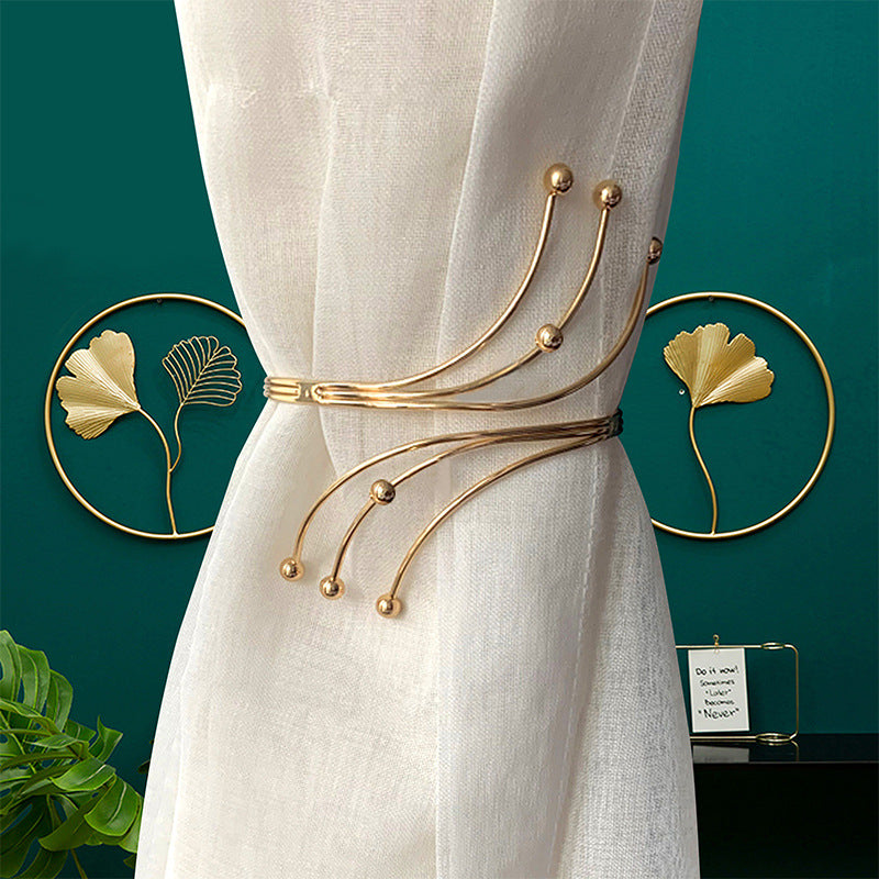 Sleek Easy-Install Curtain Holdbacks