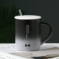 Gradient Porcelain Sipper with Lid