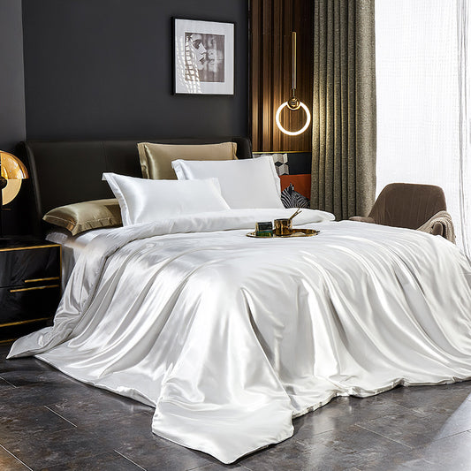 Elegant Silk Satin Bedding Ensemble