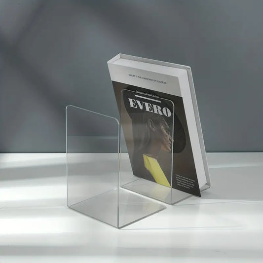 Clear Acrylic Sculptural Bookend
