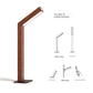 Sora Walnut Bedside LED Lamp