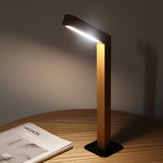 Sora Walnut Bedside LED Lamp