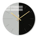 Sleek Glass Round Wall Clock