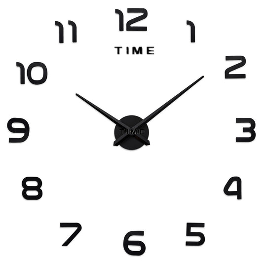 Chic DIY Acrylic Mirror Wall Clock