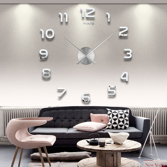 Chic DIY Acrylic Mirror Wall Clock