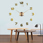 Chic DIY Acrylic Mirror Wall Clock