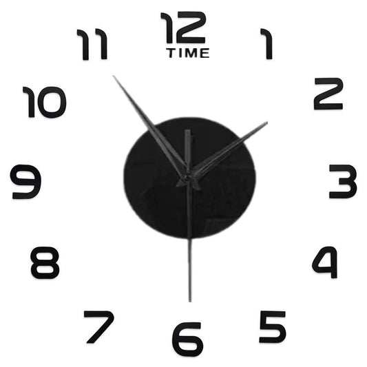 Chic DIY Acrylic Mirror Wall Clock