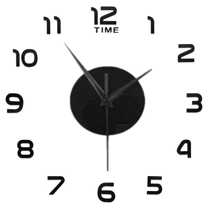 Chic DIY Acrylic Mirror Wall Clock