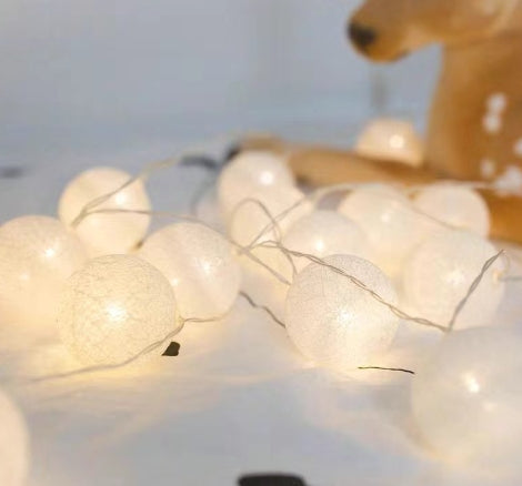 Cotton Glow LED Lantern Strings