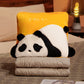 Panda Play Pillow Blanket
