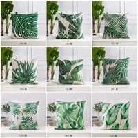 Green Tropics Cushion Cover