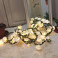Enchanted Rose Rattan LED Strings