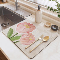 Swift-Dry Decorative Kitchen Mat
