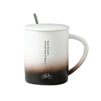 Gradient Porcelain Sipper with Lid