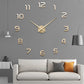 Chic DIY Acrylic Mirror Wall Clock