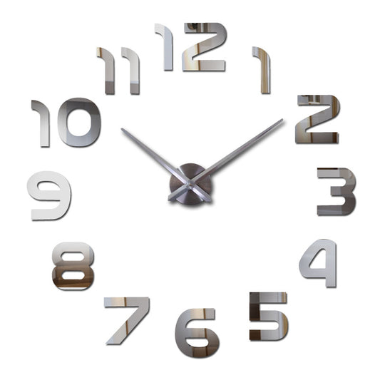 Chic DIY Acrylic Mirror Wall Clock