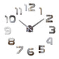Chic DIY Acrylic Mirror Wall Clock