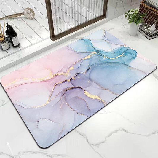 Marble Essence Diatomite Mat - Anti-Slip Quick-Dry