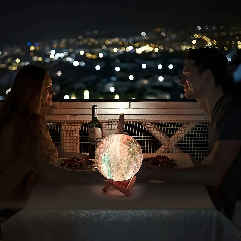 Lunaria 3D Moon Light with 16-Color Remote