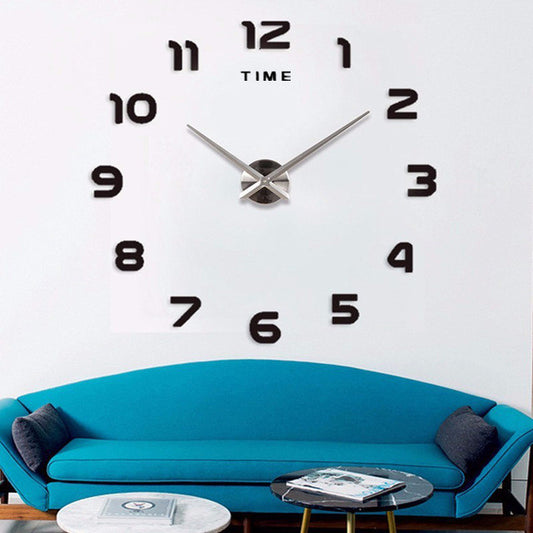 Chic DIY Acrylic Mirror Wall Clock