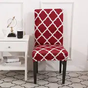 Stylish Geometric Chair Covers for Events
