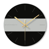 Sleek Glass Round Wall Clock