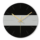 Sleek Glass Round Wall Clock