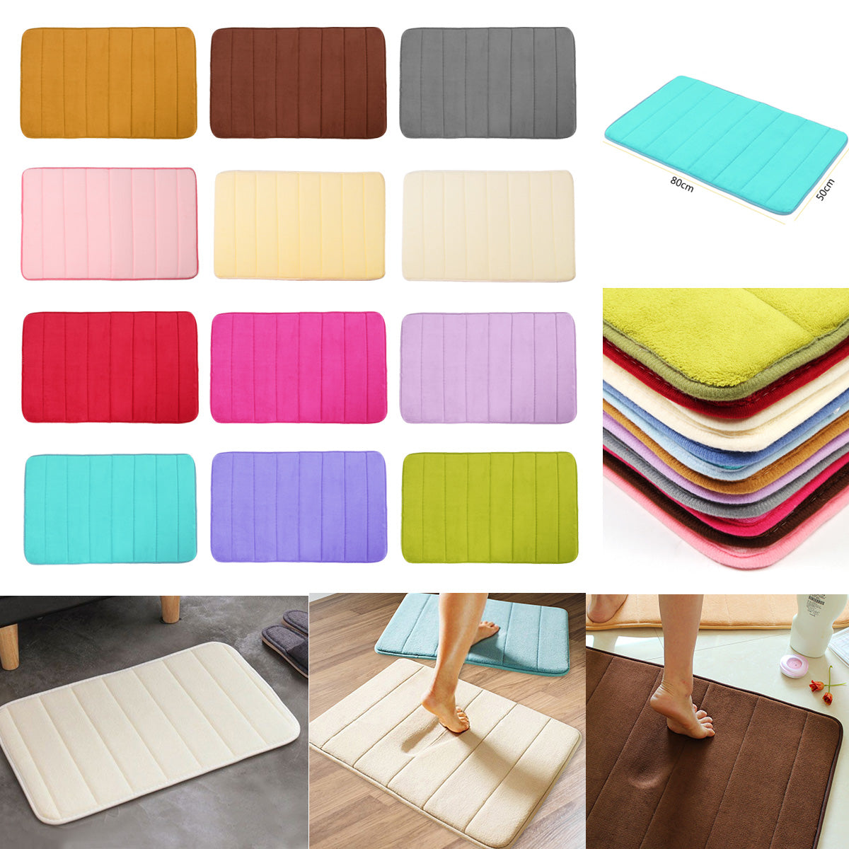 Cloud Comfort Memory Foam Bath Mat