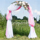 Elegant Wedding Arch Drapery