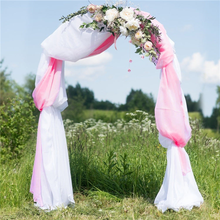 Elegant Wedding Arch Drapery
