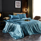 Elegant Silk Satin Bedding Ensemble