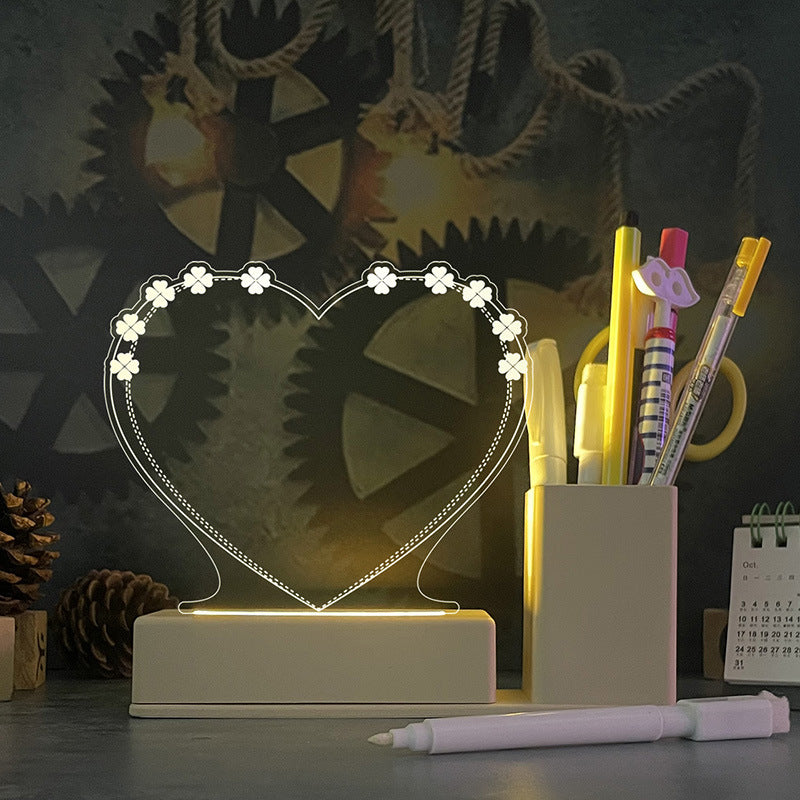 LED Acrylic Calendar Memo Board