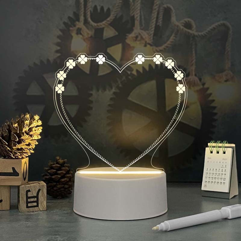 LED Acrylic Calendar Memo Board