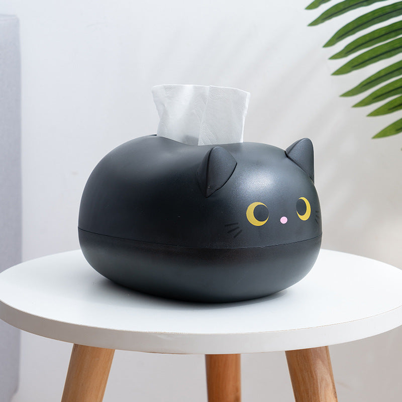 Chic Cat Tissue Holder - Stylish Storage Solution