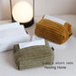 Elegant Velvet Jacquard Tissue Holder