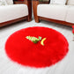 Cloud Round Faux Sheepskin Area Rug