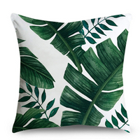 Green Tropics Cushion Cover