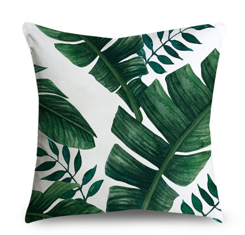 Green Tropics Cushion Cover