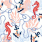 Seahorse Anchor Oversized Microfiber Towel
