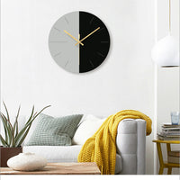 Sleek Glass Round Wall Clock