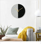 Sleek Glass Round Wall Clock