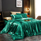 Elegant Silk Satin Bedding Ensemble