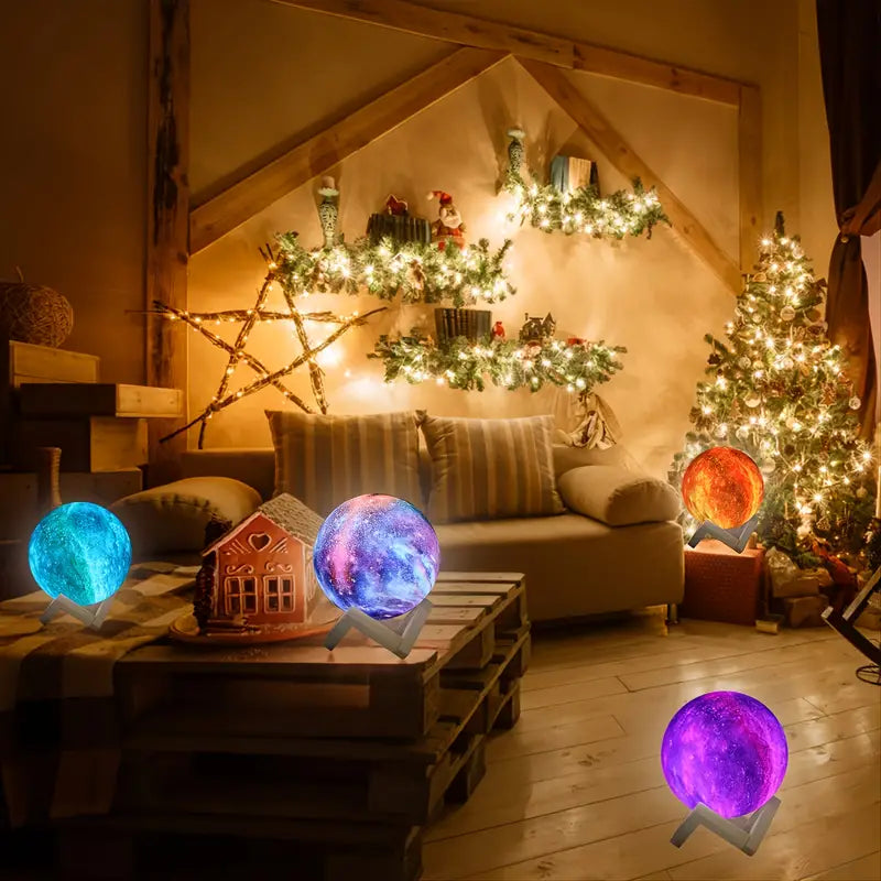 Lunaria 3D Moon Light with 16-Color Remote