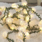 Enchanted Rose Rattan LED Strings
