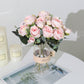Silk 5-Rose Wedding Bouquet