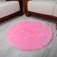 Cloud Round Faux Sheepskin Area Rug