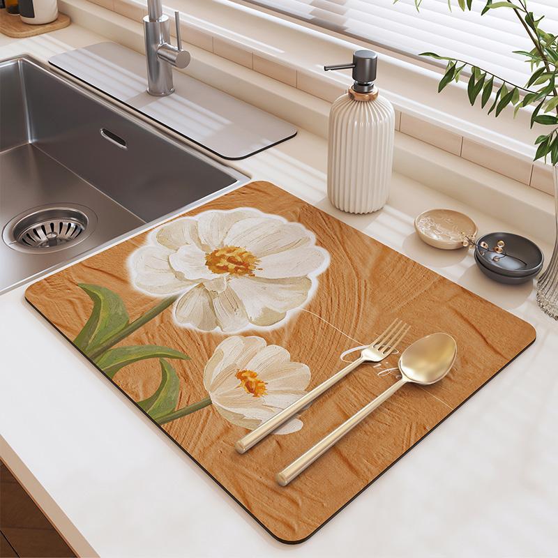 Swift-Dry Decorative Kitchen Mat