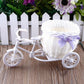 Rattan Crafted Decor Bicycle Basket