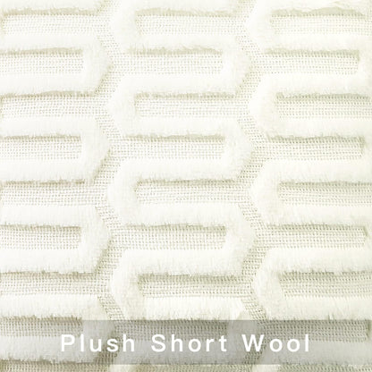 Modern Geometric Plush Pillowcase