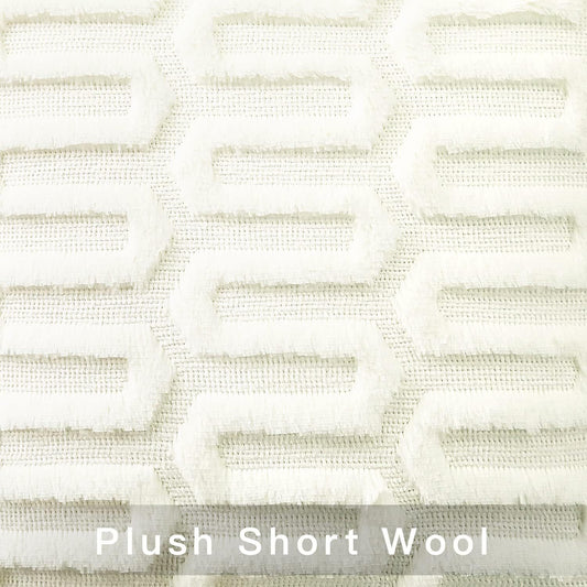 Modern Geometric Plush Pillowcase